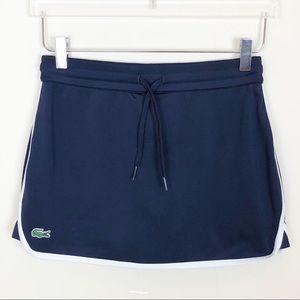 LACOSTE | Navy blue tennis skirt XS